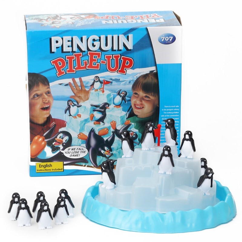Party Games Adult Birthday - Juego de mesa de pingüinos apilables