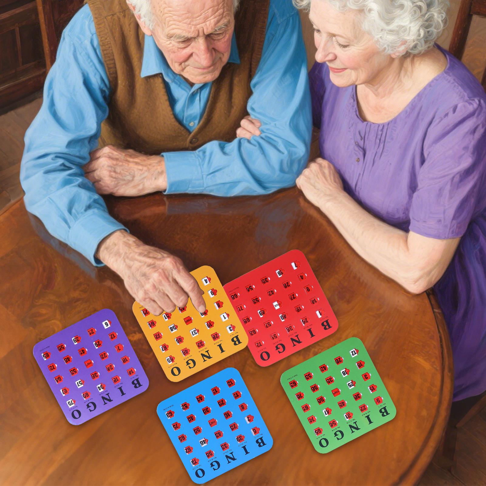 Party Games Large Groups - 5 Tarjetas de Bingo con Letras