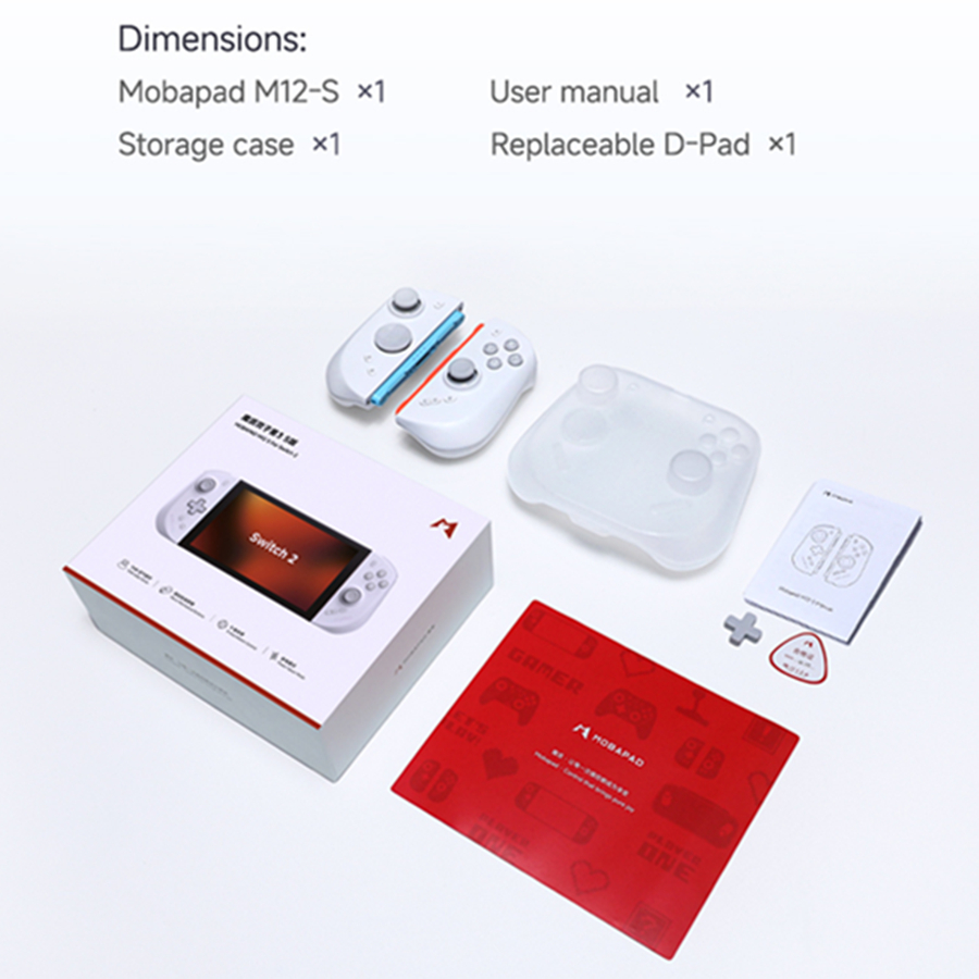 Mobapad M12 S Blanco, GGamepa, - Party Games Nintendo Switch 2 reseña y precio