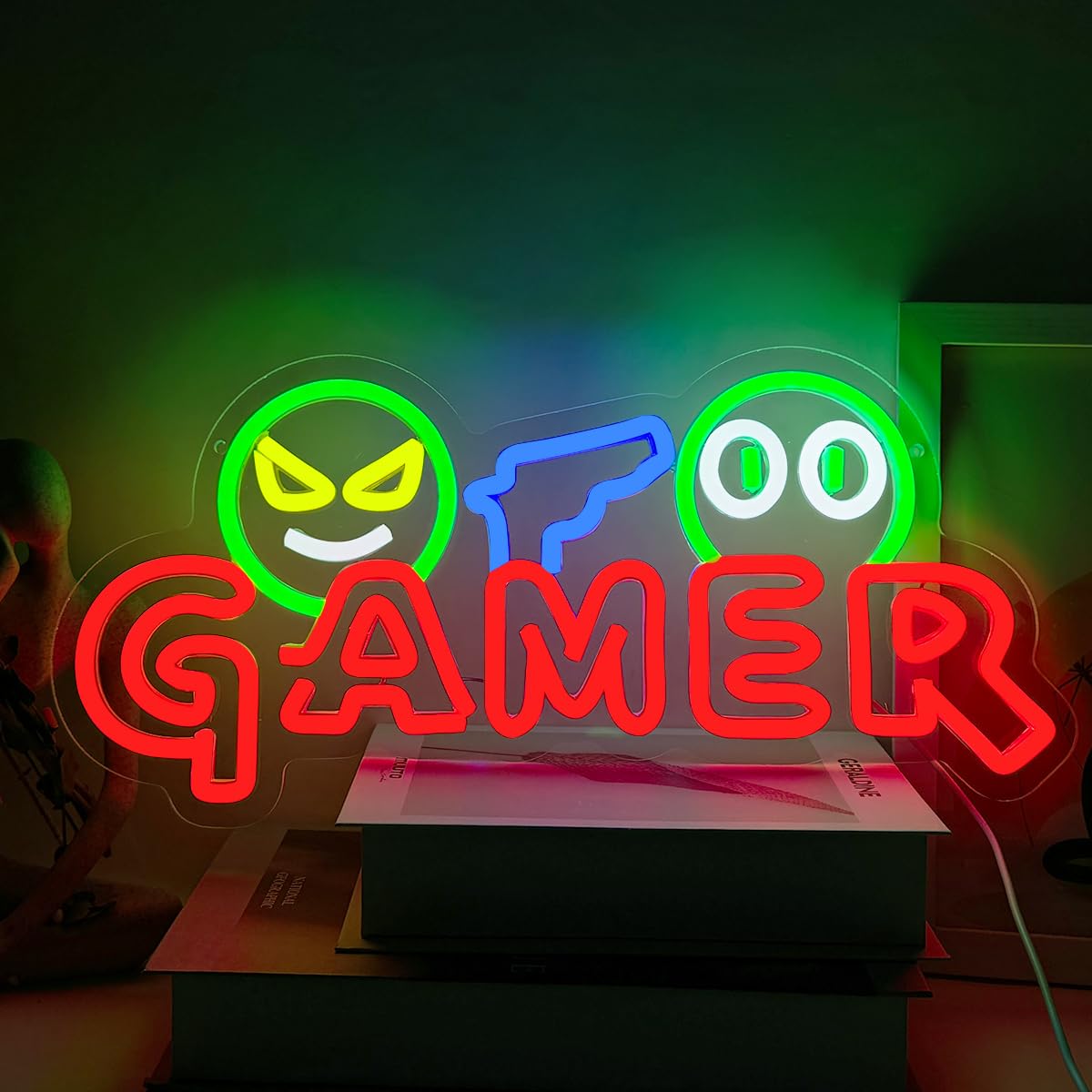 Letrero Luminoso LED de Neón p - Party Games Graduation reseña y precio