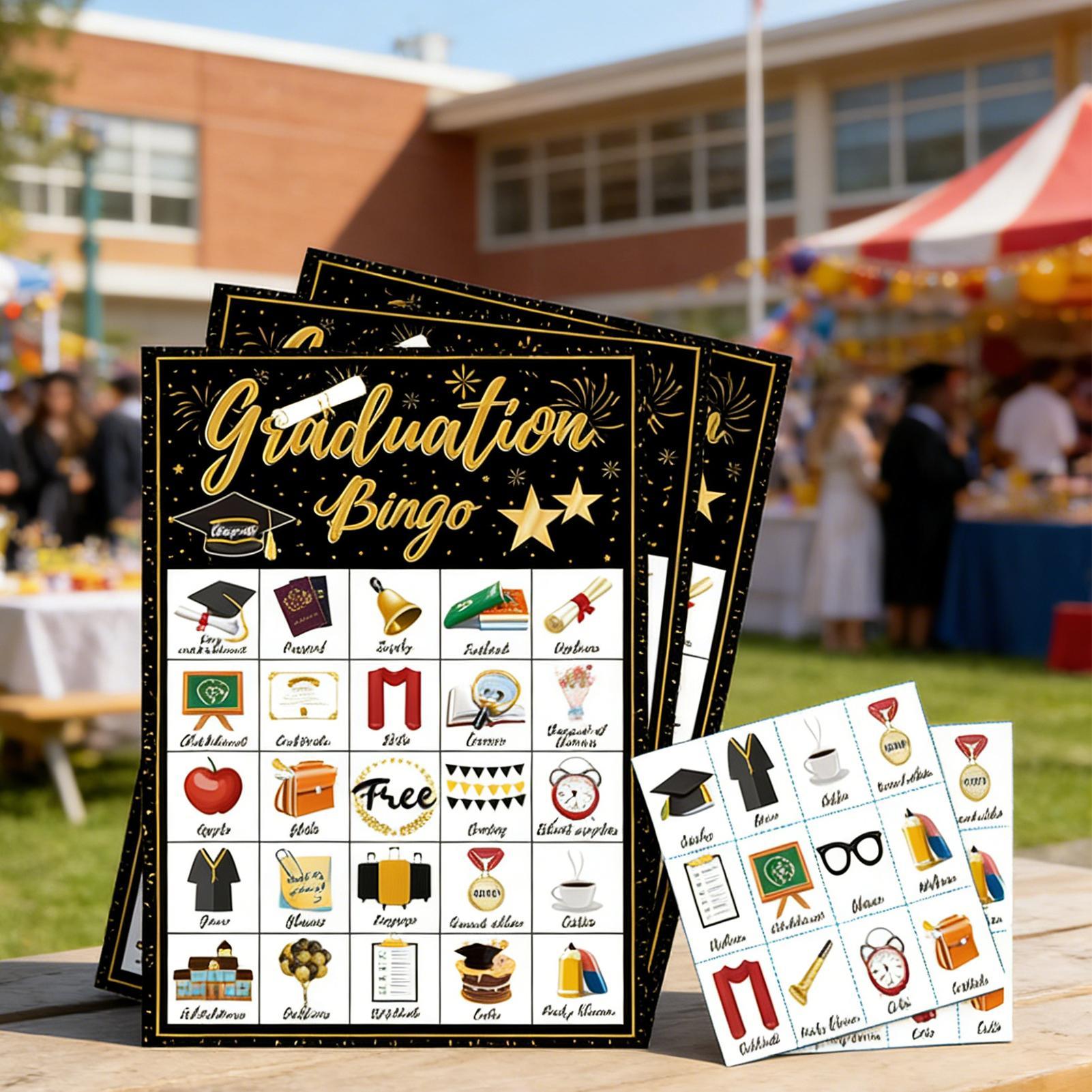 Juego de bingo de graduación p - Party Games College reseña y precio