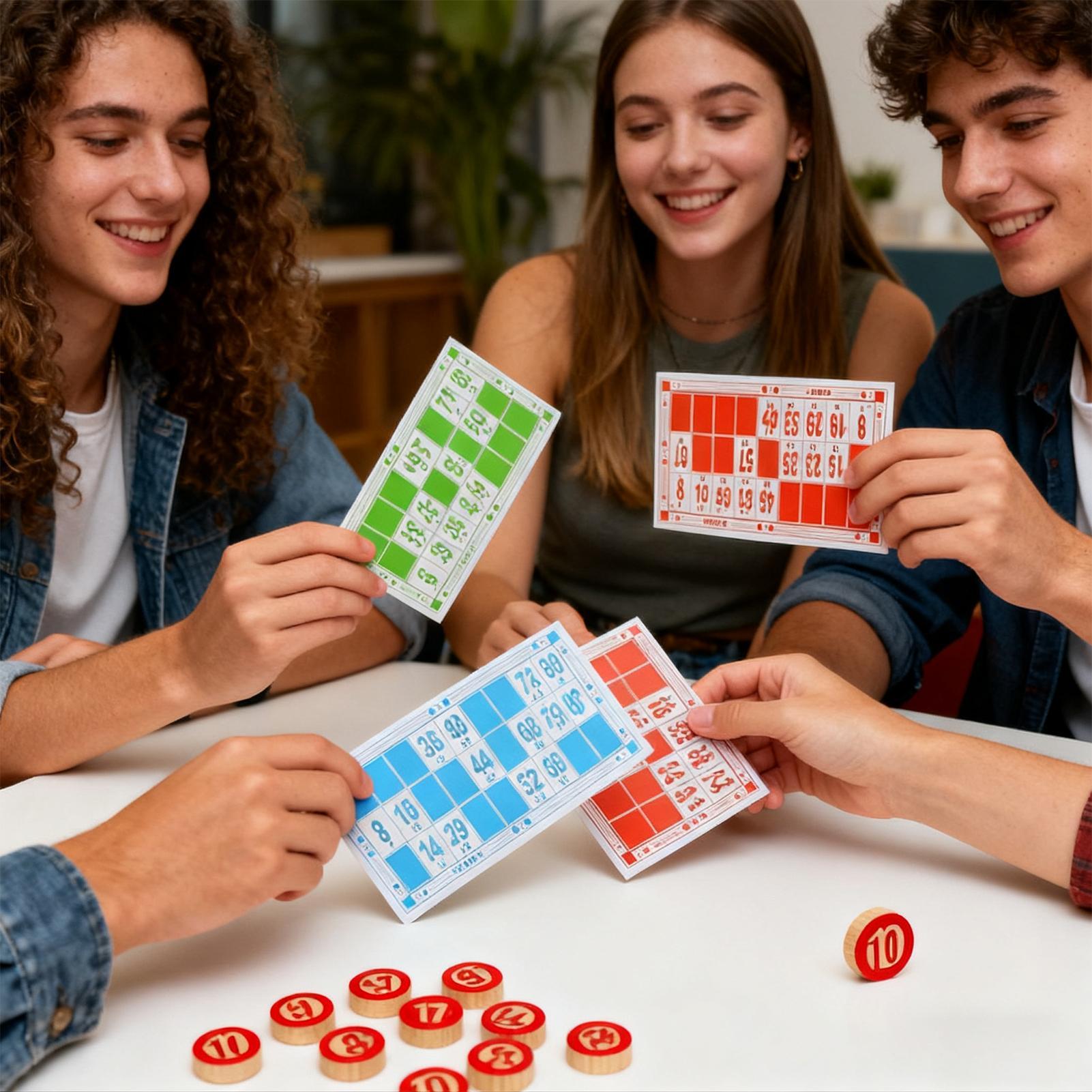 Juego de bingo de madera vinta - Party Games Large Groups reseña y precio