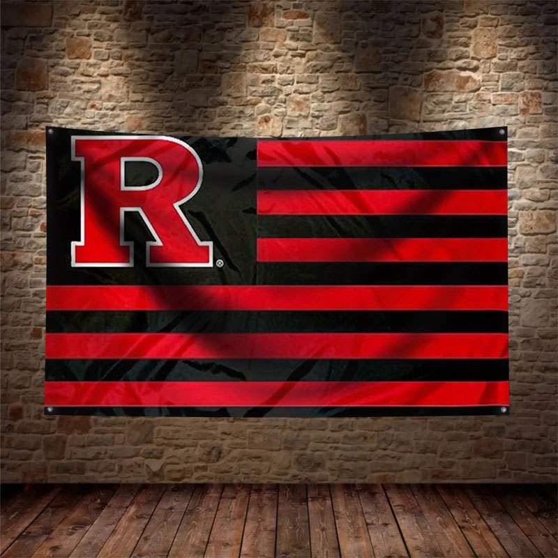 Bandera Deportiva con Letra R  - Party Games College reseña y precio