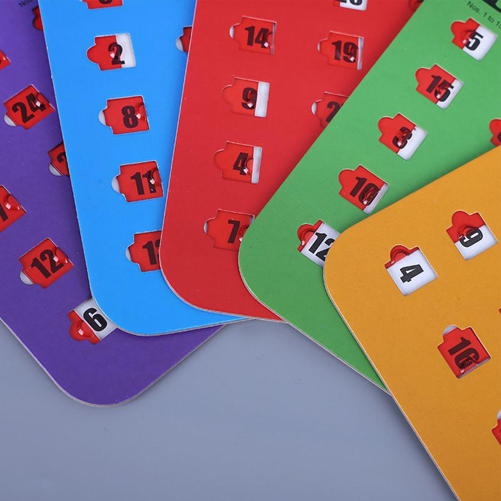 5 Tarjetas de Bingo con Letras - Party Games Large Groups reseña y precio