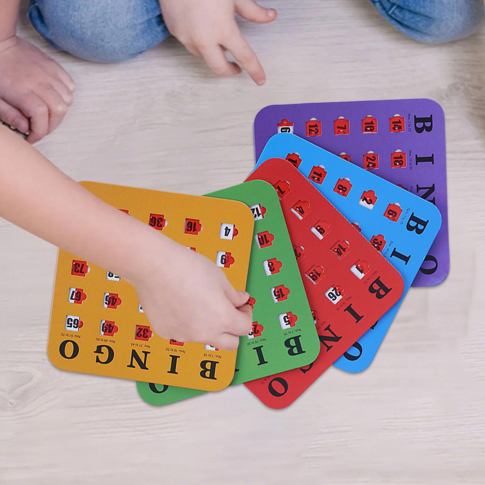 5 Tarjetas de Bingo con Letras - Party Games Large Groups reseña y precio