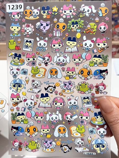 Nuevas pegatinas impermeables  - Bandai Model Tamagotchi reseña y precio