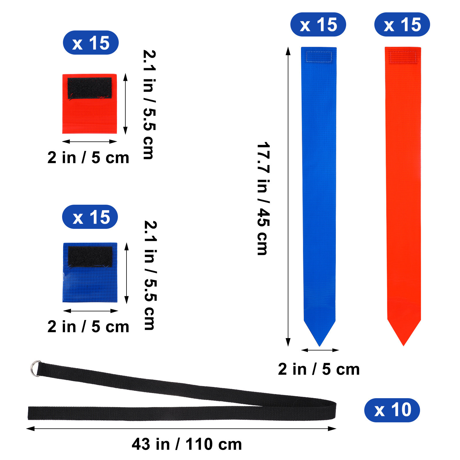 Juego de 10 cinturones con ban - Capture Flag Set reseña y precio