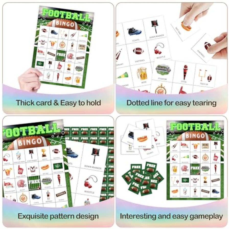 Tarjeta de juego de bingo para - Party Games Large Groups reseña y precio
