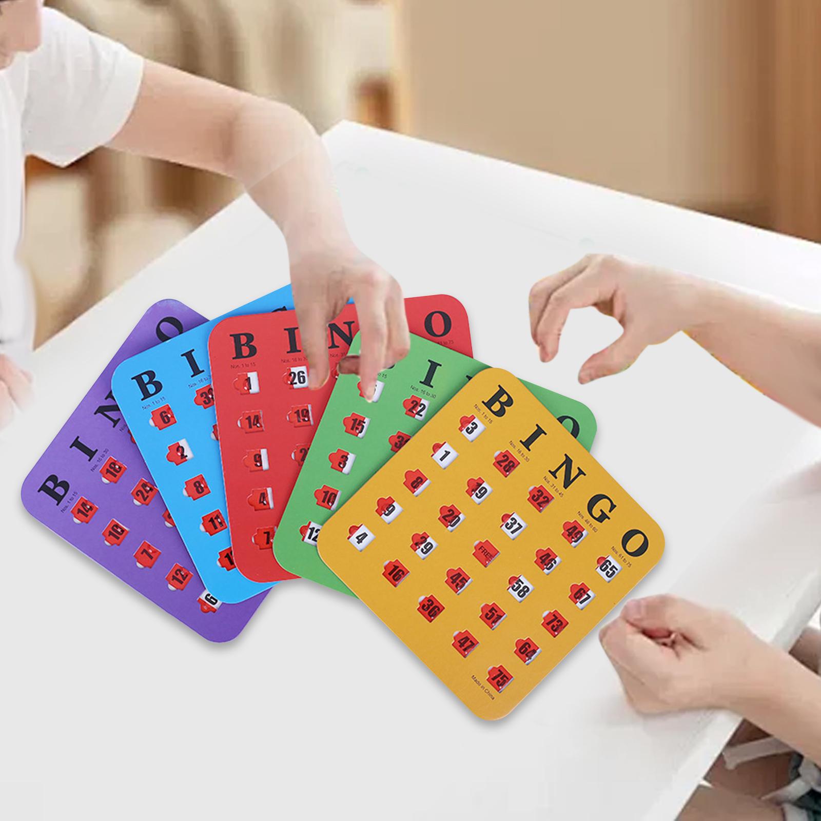 5 piezas de cartón de bingo co - Party Games Large Groups reseña y precio